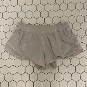 Lululemon White Hotty Hot Shorts Size 8